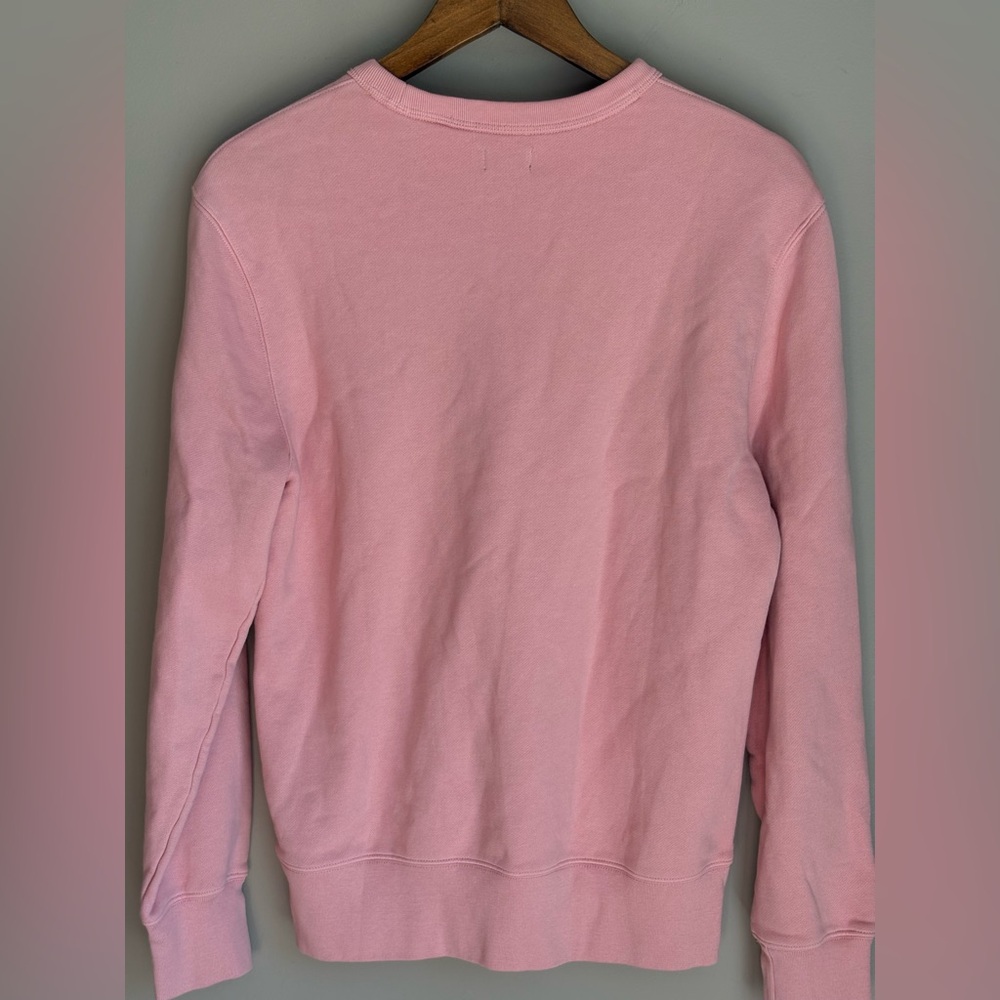 J. Crew Mens Crew Neck Sweatshirt Light Pink Size S - Picture 6 of 6
